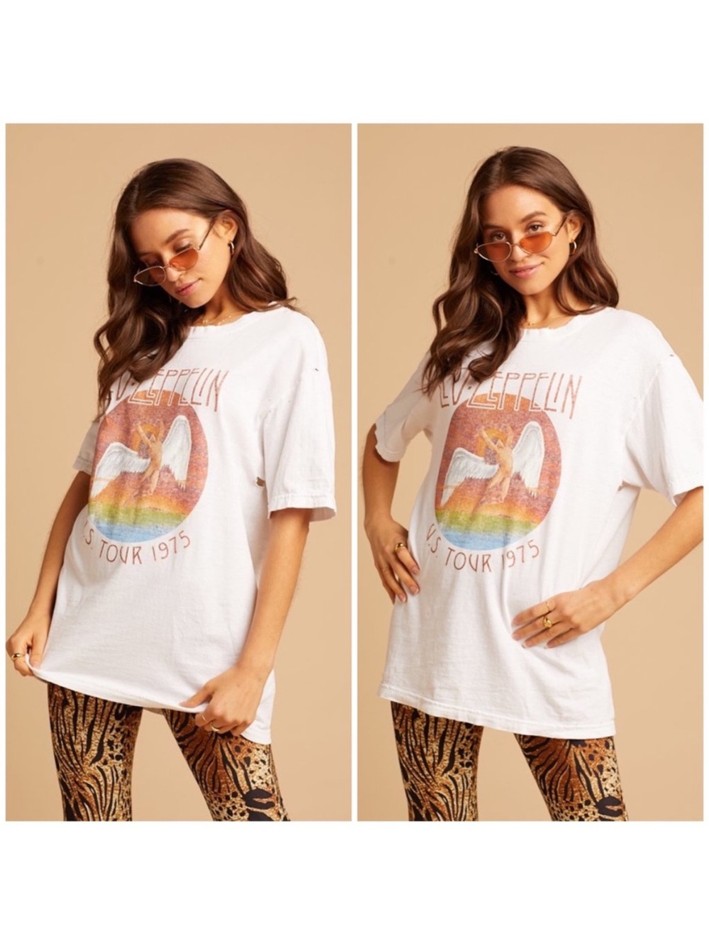 Daydreamer Led Zeppelin 1975 Tour Tee Large